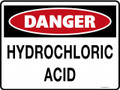 DANGER - HYDROCHLORIC ACID