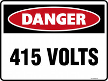 DANGER - 415 VOLTS