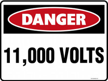 DANGER - 11000 VOLTS