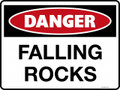 DANGER - FALLING ROCKS