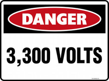 DANGER - 3300 VOLTS