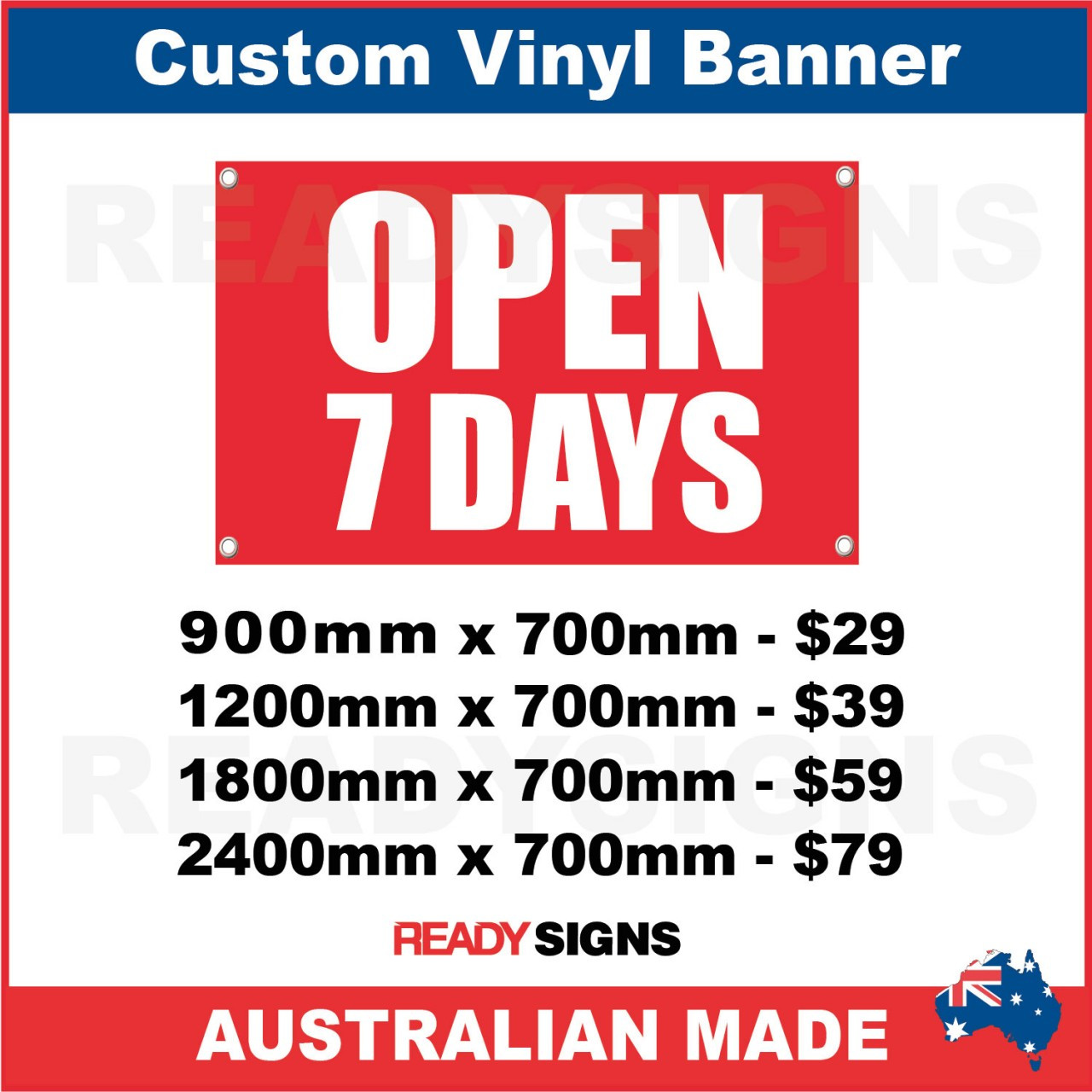 Custom Banner 3600mm x 700mm 