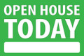 Open House Today - Green