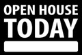 Open House Today - Black