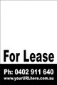 For Lease Sign No. 13
Customise your Ph & URL