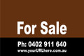 For Sale Sign No. 5 Landscape
Customise your Ph & URL
