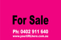 For Sale Sign No. 9 Landscape
Customise your Ph & URL