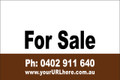 For Sale Sign No. 19 Landscape
Customise your Ph & URL