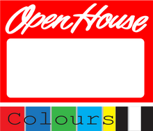 Open House Sign/ Red - Blank
Extra Colours Available
