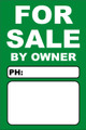 For Sale By Owner FSBO Sign No: 4- Green