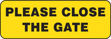 GARDEN & LAWN SIGN - PLEASE CLOSE THE GATE