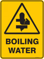 Warning  Sign - BOILING WATER