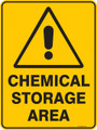 Warning  Sign - CHEMICAL STORAGE AREA
