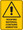 Warning  Sign - ROOFING MATERIAL CONTAINS ASBESTOS
