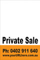 Private Sale Sign No: 22 - Orange
Customise your own Phone & URL