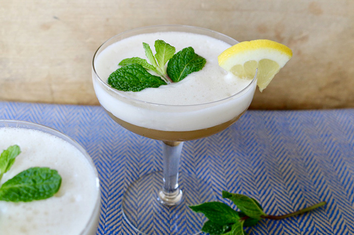 Peppermint Gin Fizz Tea Cocktail Peppermint Gin Fizz Tea Cocktail