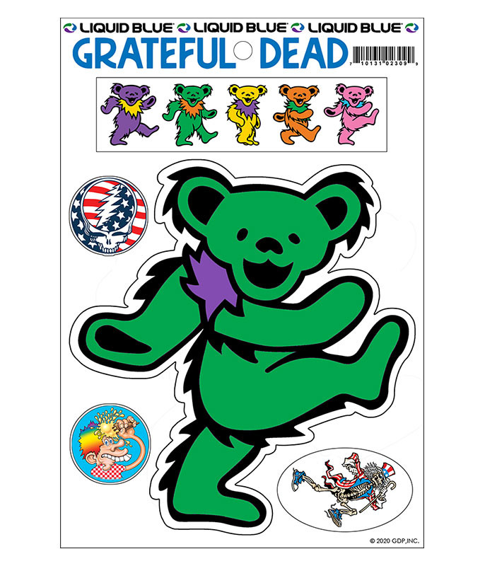 green grateful dead bear