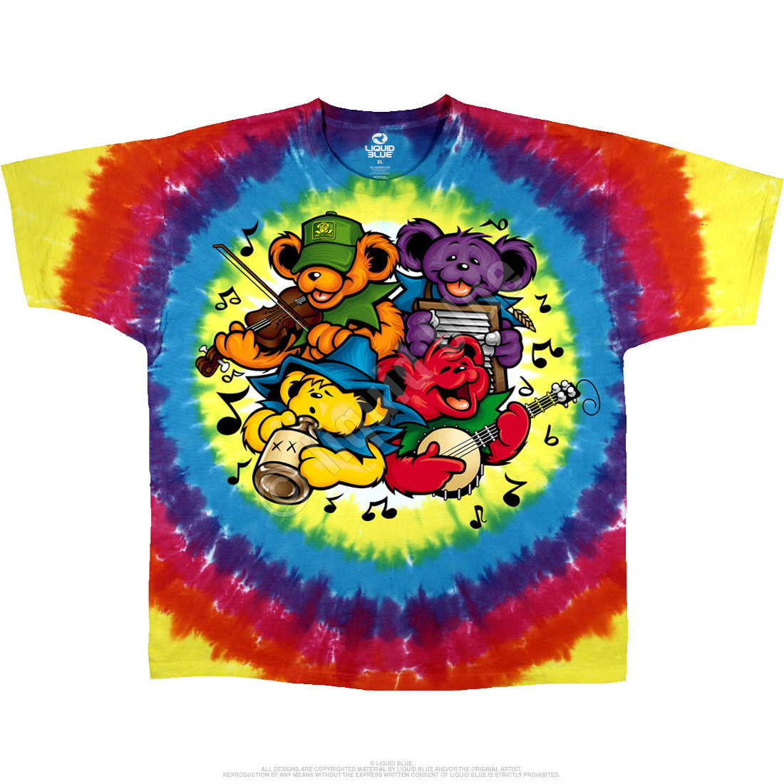 Grateful Dead Jamboree M L XL 2XL Tie Dye T-Shirt