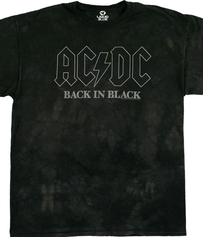 ac dc back in black shirt