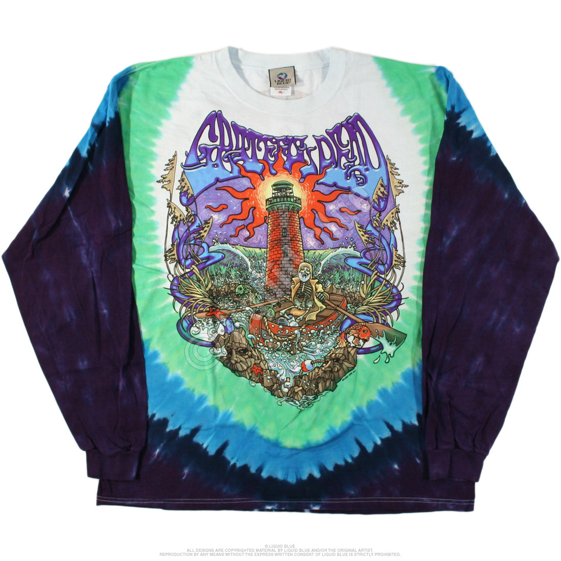 grateful dead tie dye sweatshirt