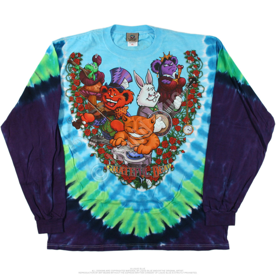 grateful dead tie dye sweatshirt