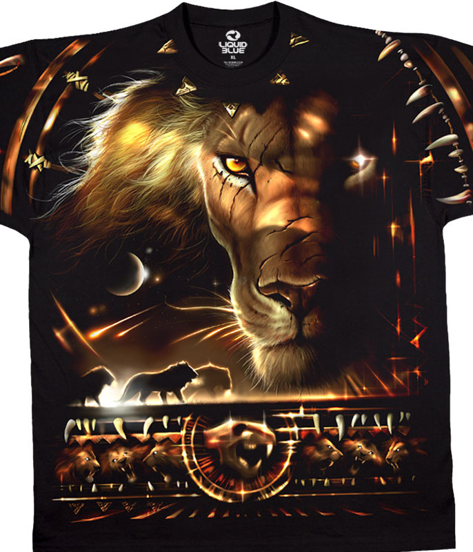 liquid blue lion shirt