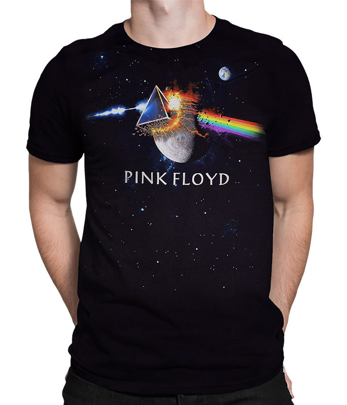 Pink Floyd Great Gig In The Sky Black Athletic T-Shirt Tee Liquid Blue