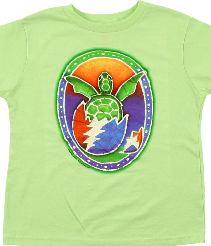 Grateful Dead Steal Your Turtle Green T-Shirt Tee