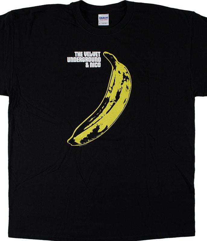 Velvet Underground Warhol Black T-Shirt Tee