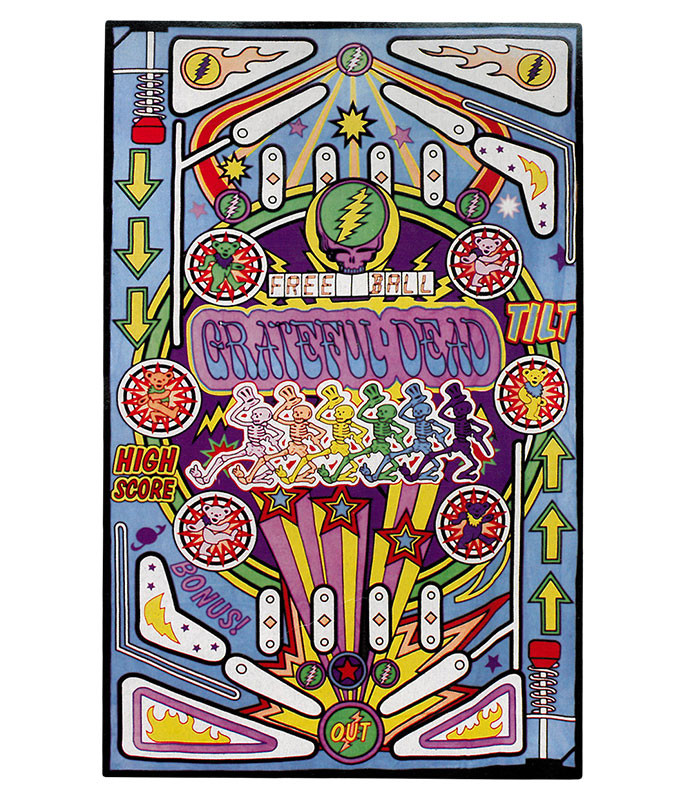 Grateful Dead GD Pinball Machine Tapestry