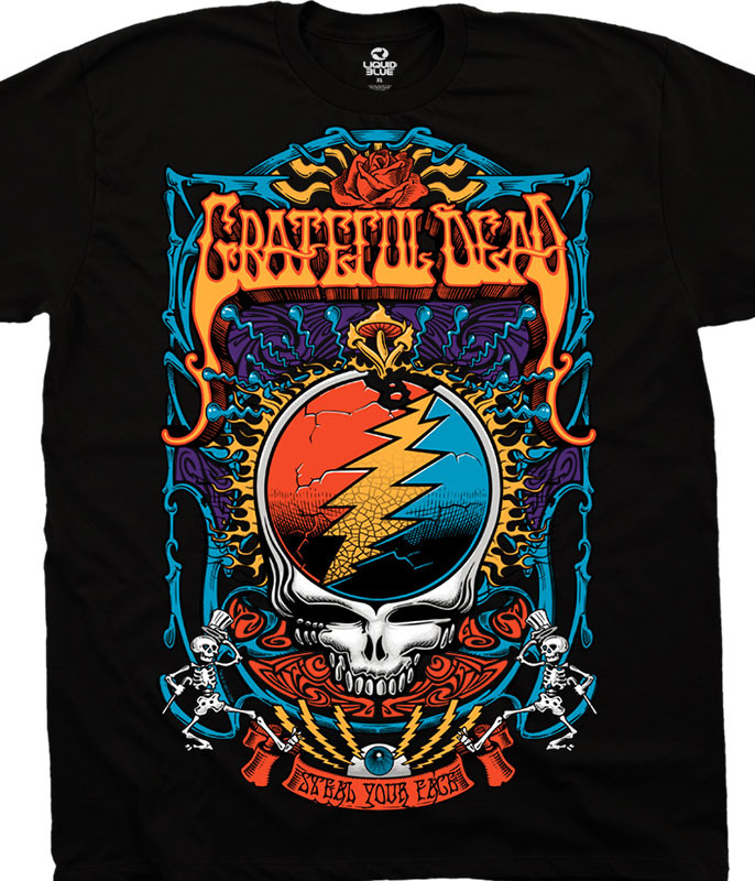 grateful dead concert t shirts