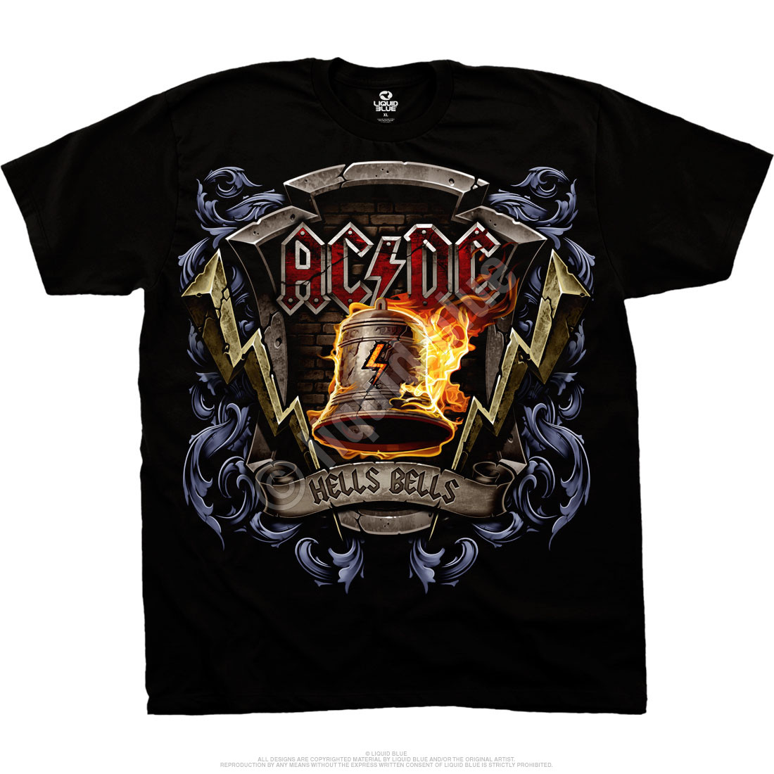 ac dc hells bells t shirt