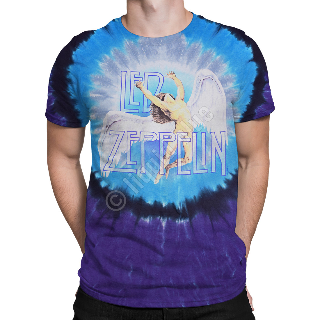 led zeppelin tie dye shirt