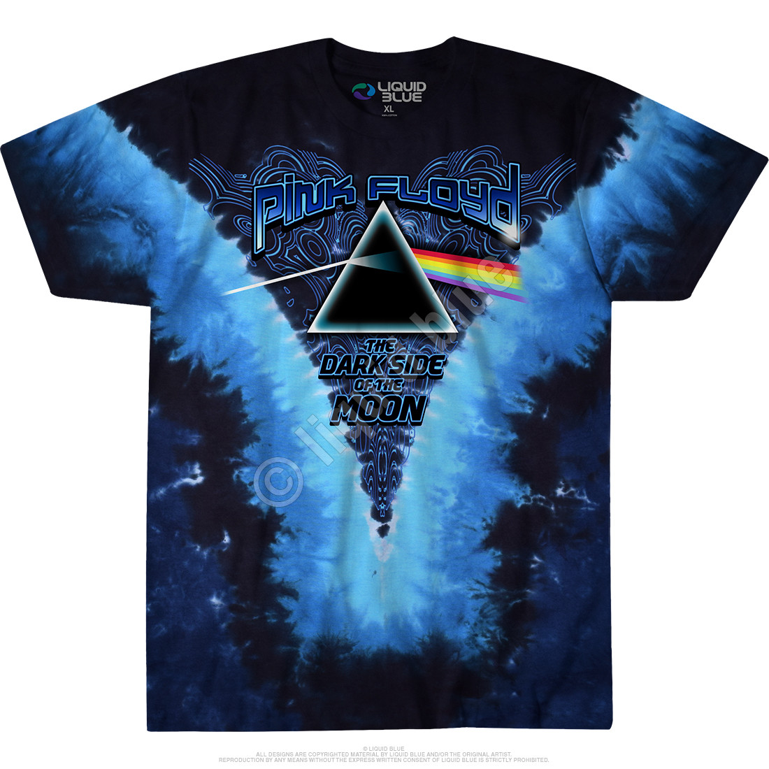 pink floyd tie dye sweatshirt