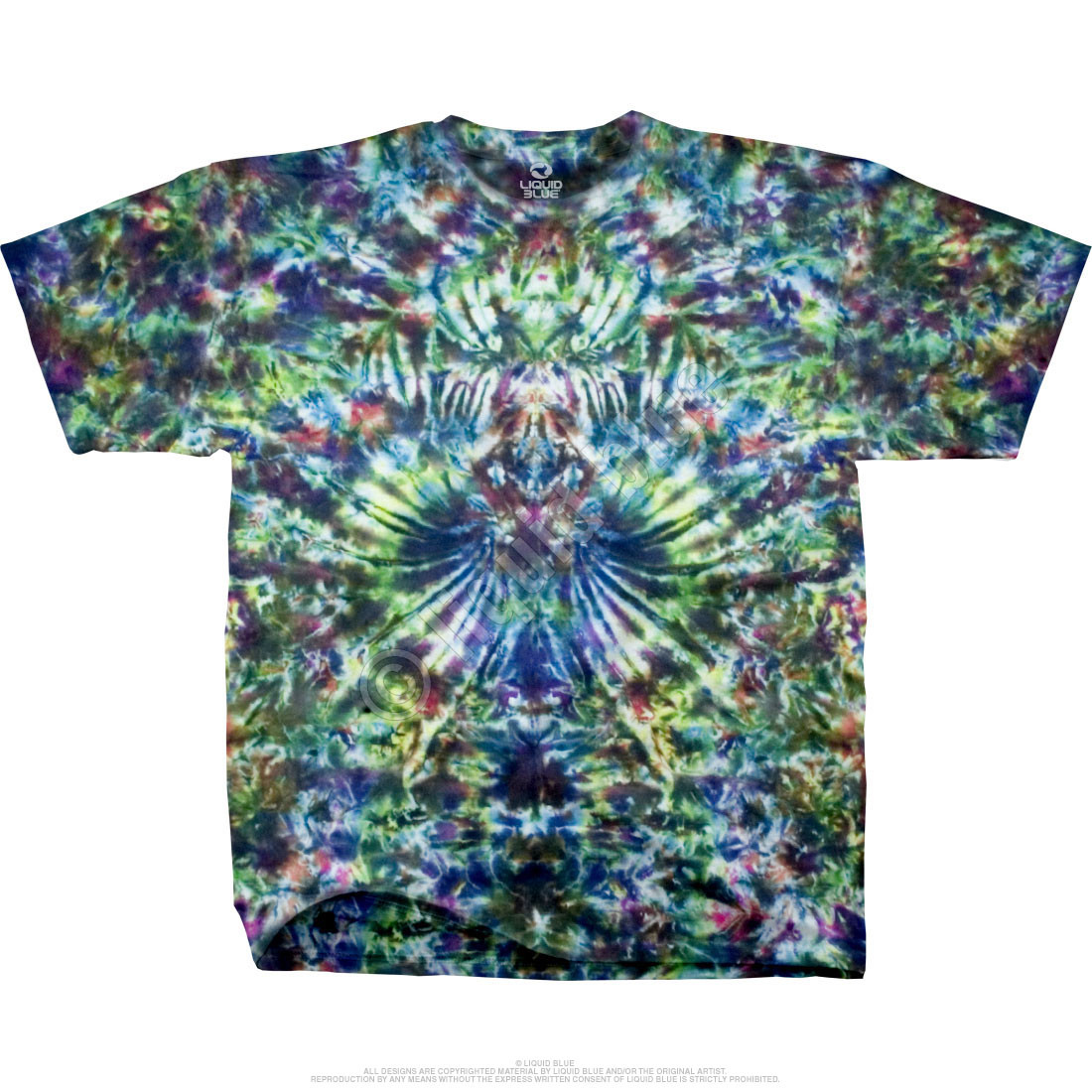 Crazy Krinkle Unprinted Tie Dye T Shirt