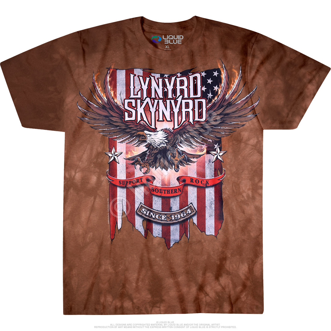 New LYNYRD SKYNYRD Bullets Tie Dye T Shirt.