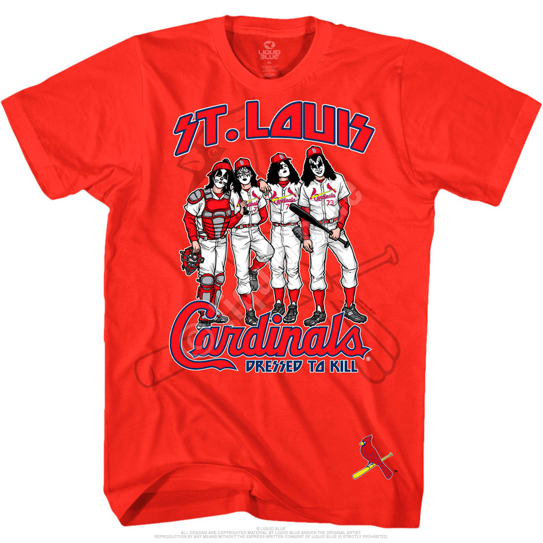 MLB St. Louis Cardinals KISS Dressed to 