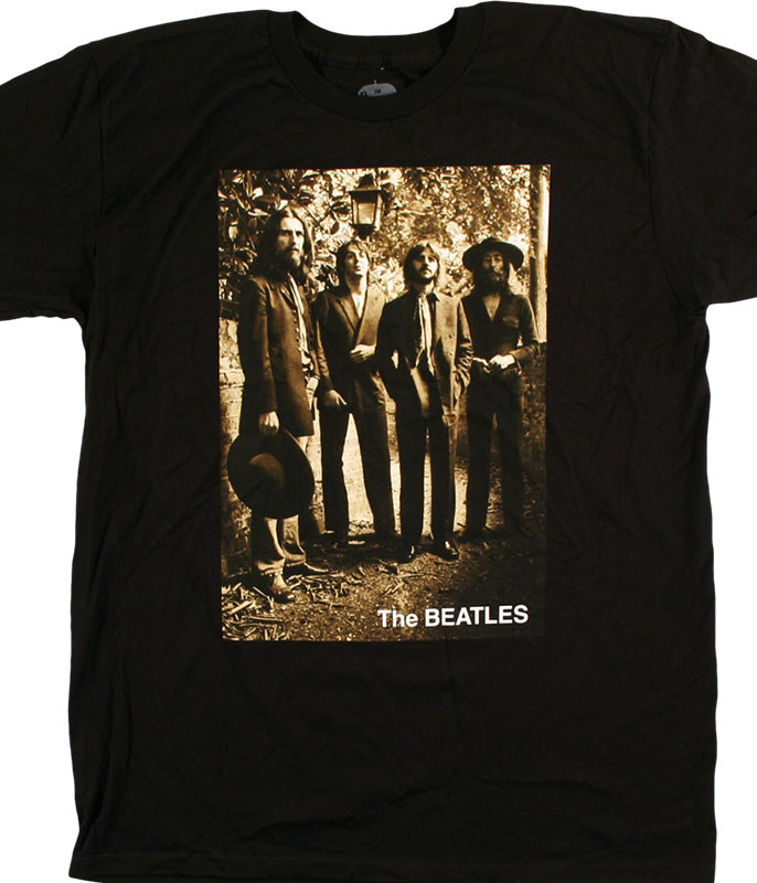 with the beatles t shirt