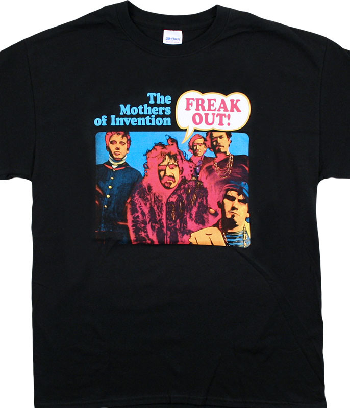 Frank Zappa Freak Out Black T-Shirt Tee