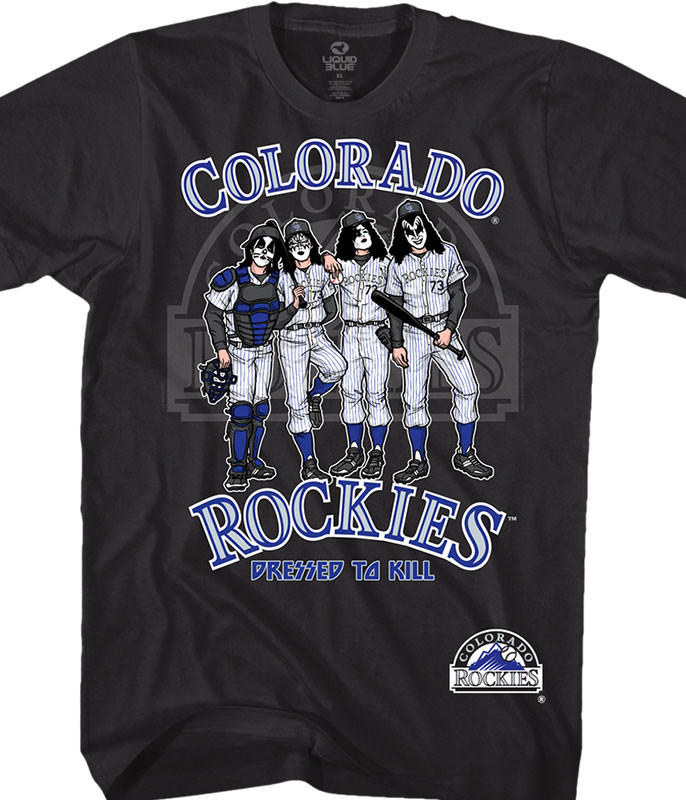 MLB Colorado Rockies KISS Dressed to 