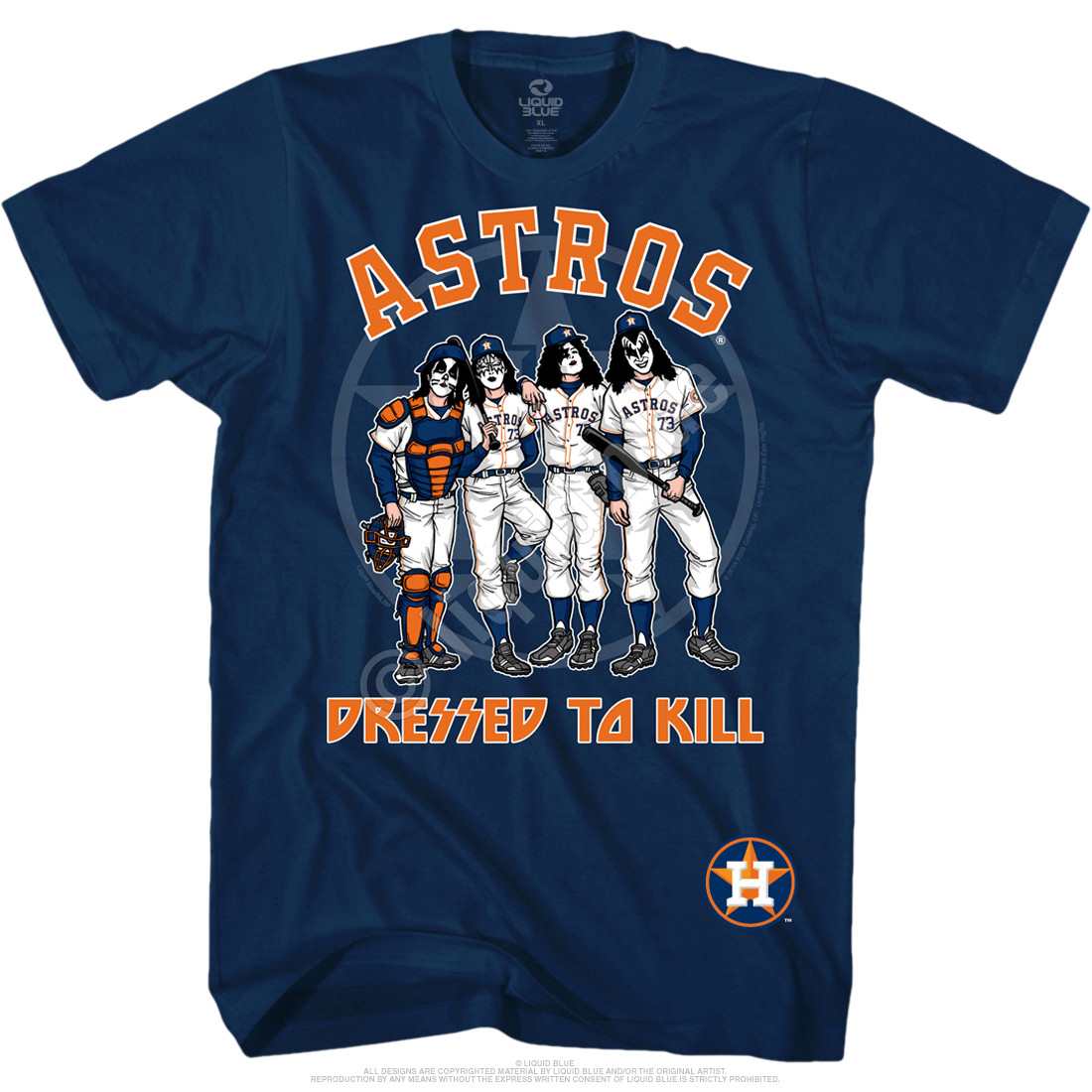 MLB Houston Astros KISS Dressed to Kill 