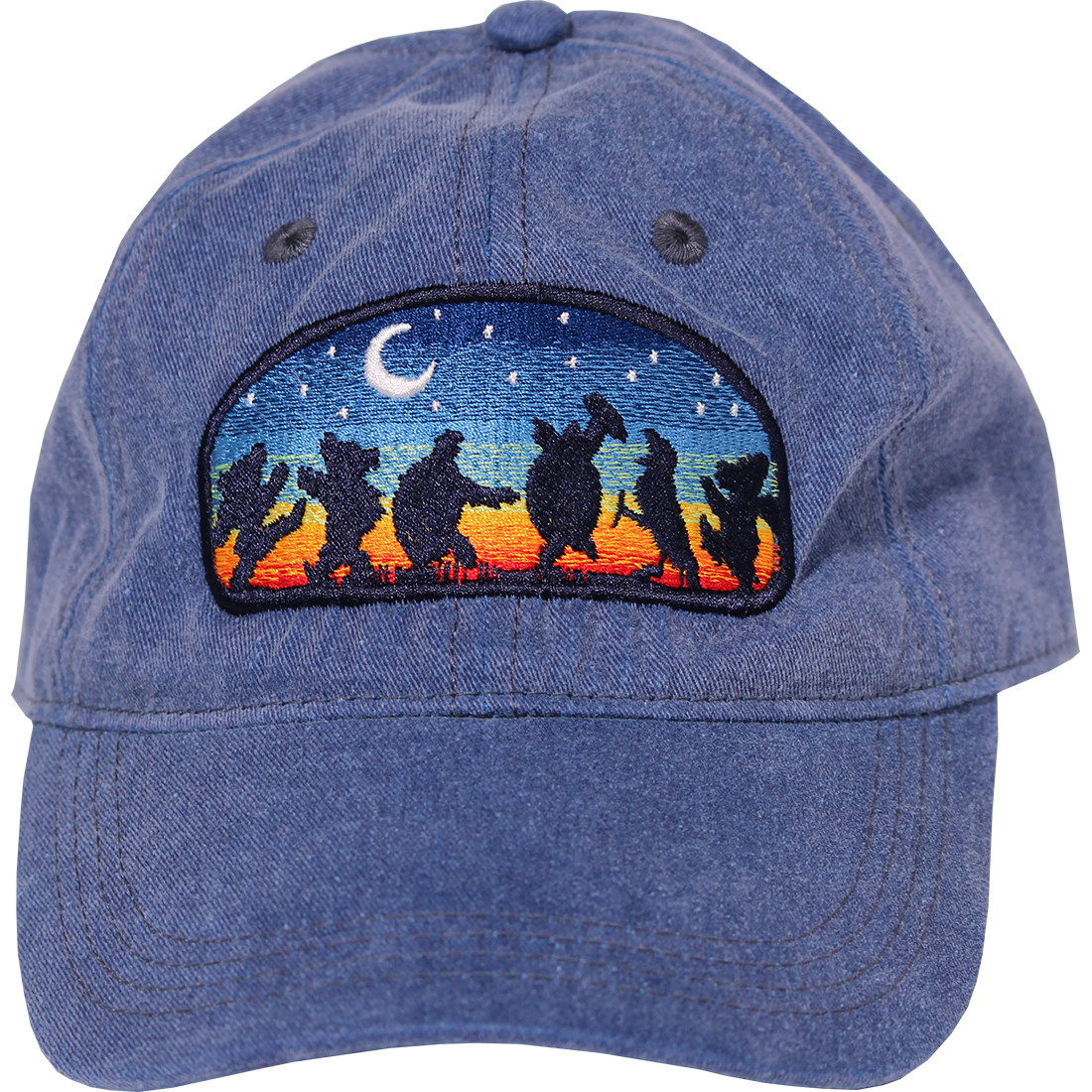 Man Rock The Grateful Dead Dancing Bear Flat Along Baseball Caps Snapback Hats 
