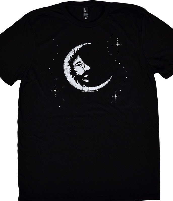 Jerry Garcia Jerry Moon Black T-Shirt Tee