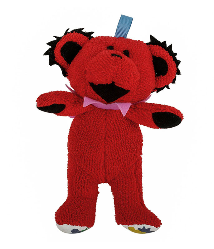 GD Red Dancing Bear Baby Rattle