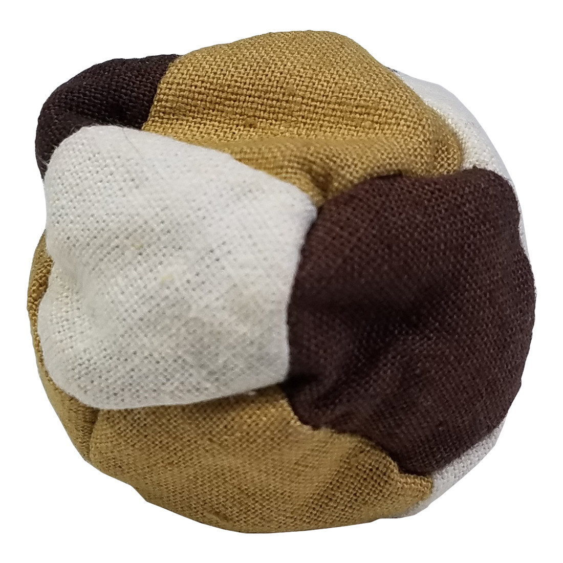 12 Panel Hemp Patchwork Hackey Sack Assorted Liquid Blue