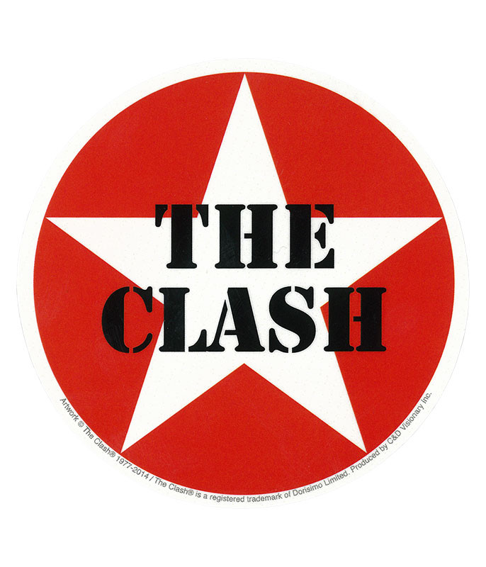 The Clash Star Logo Sticker