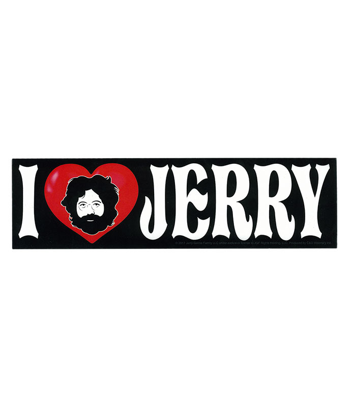 Jerry Garcia I Love Jerry Sticker