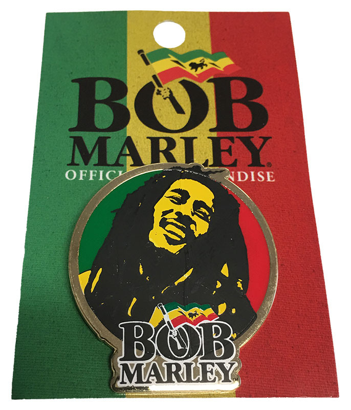 Bob Marley Circular Enamel Pin