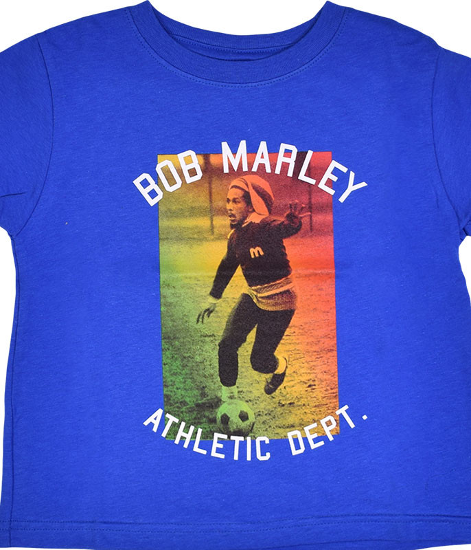 Bob Marley Athletic Dept. Toddler Blue T-Shirt Tee