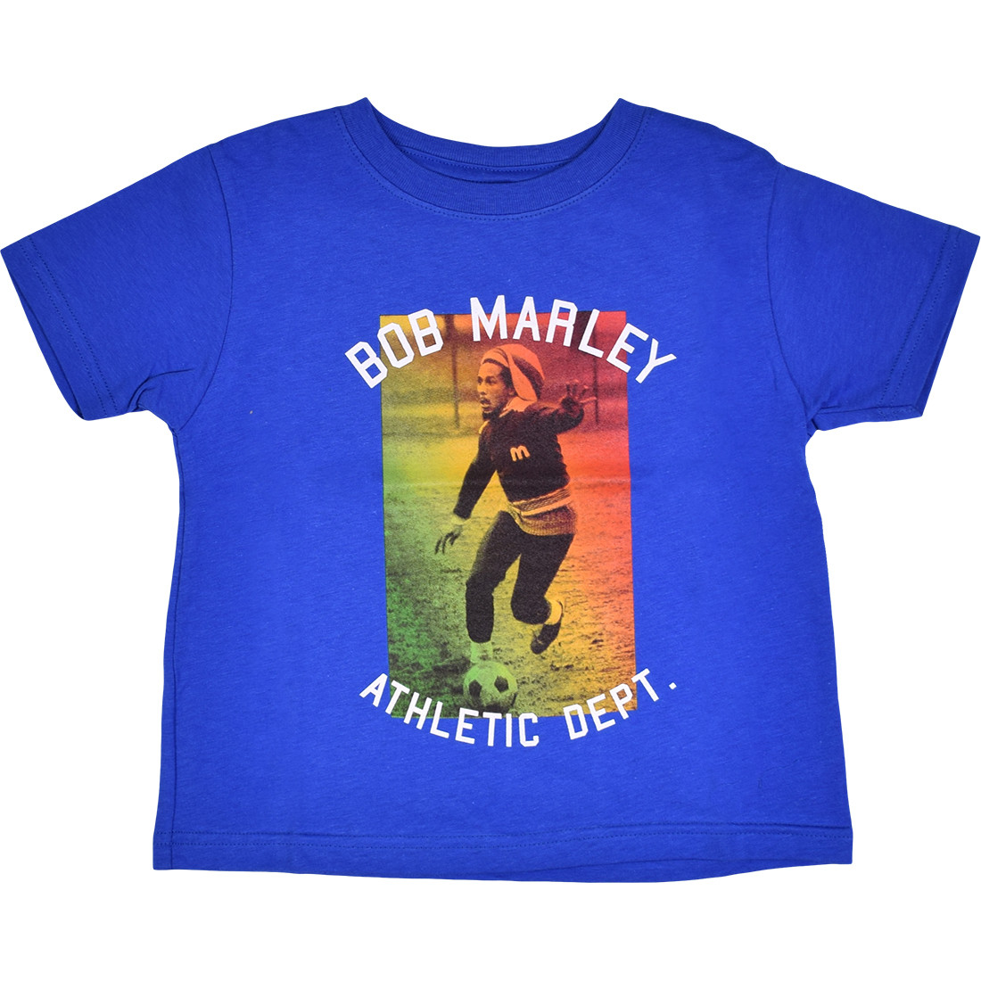 Bob Marley Athletic Dept. Toddler Blue T-Shirt Tee Liquid Blue